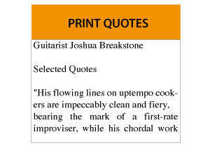 printed quotes